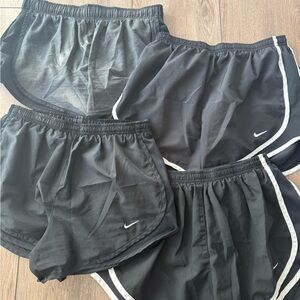 Nike Black Athletic Shorts Set